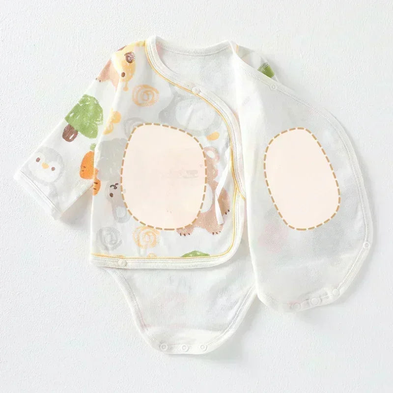 100% Cotton Long Sleeve Bodysuit - Park - Bodyfeu