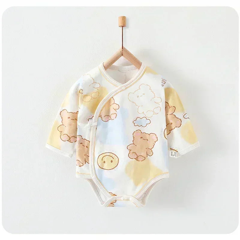 100% Cotton Long Sleeve Bodysuit - Elephant - Bodyfeu