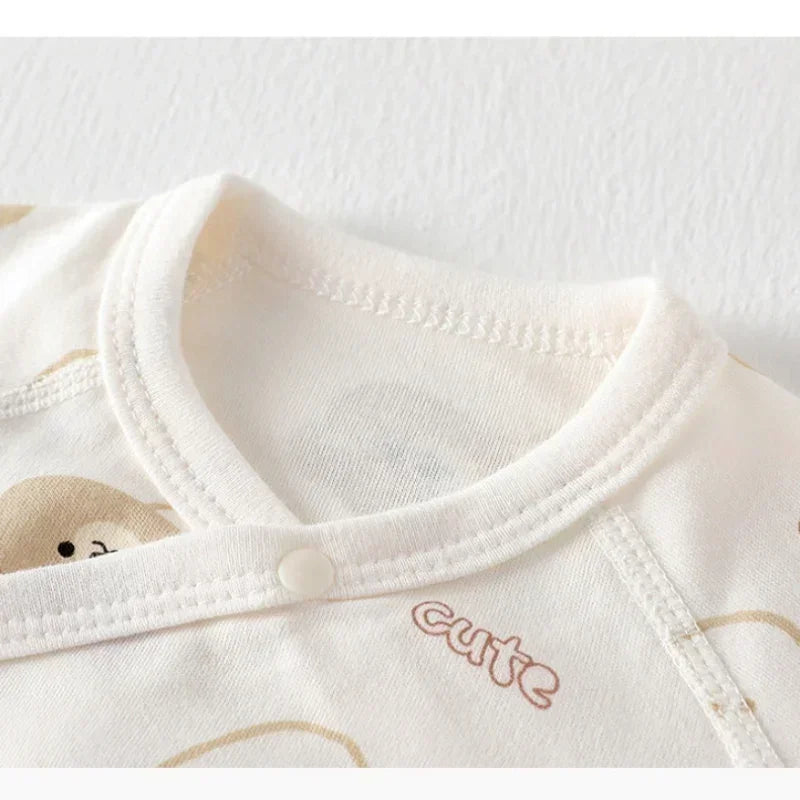 100% Cotton Long Sleeve Bodysuit - Heart - Bodyfeu