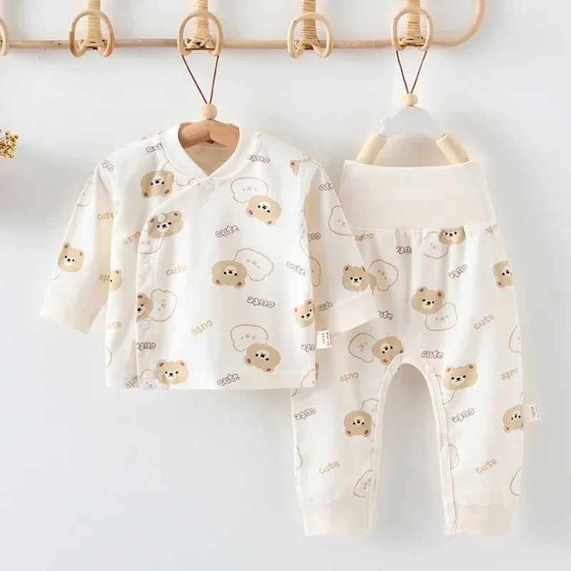 100% Cotton Long Sleeve Long Sleeve Top & Pants Set- Sheep - Bodyfeu