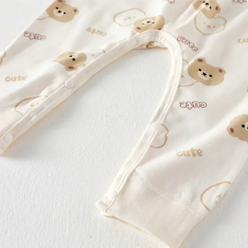 100% Cotton Long Sleeve Long Sleeve Top & Pants Set- Sheep - Bodyfeu