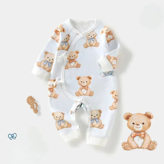 100% Cotton Long Sleeve Romper - Sea World - Bodyfeu