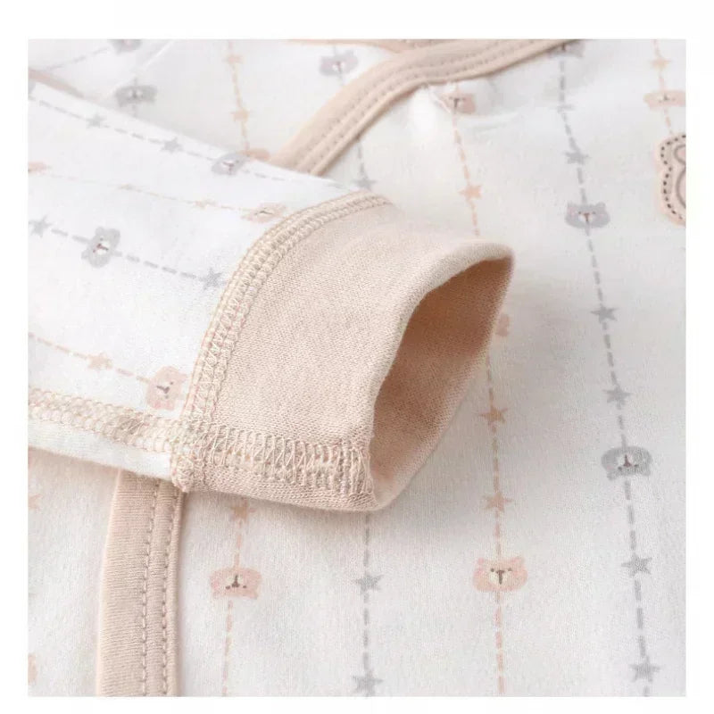 100% Cotton Long Sleeve Romper - Pink Pear - Bodyfeu