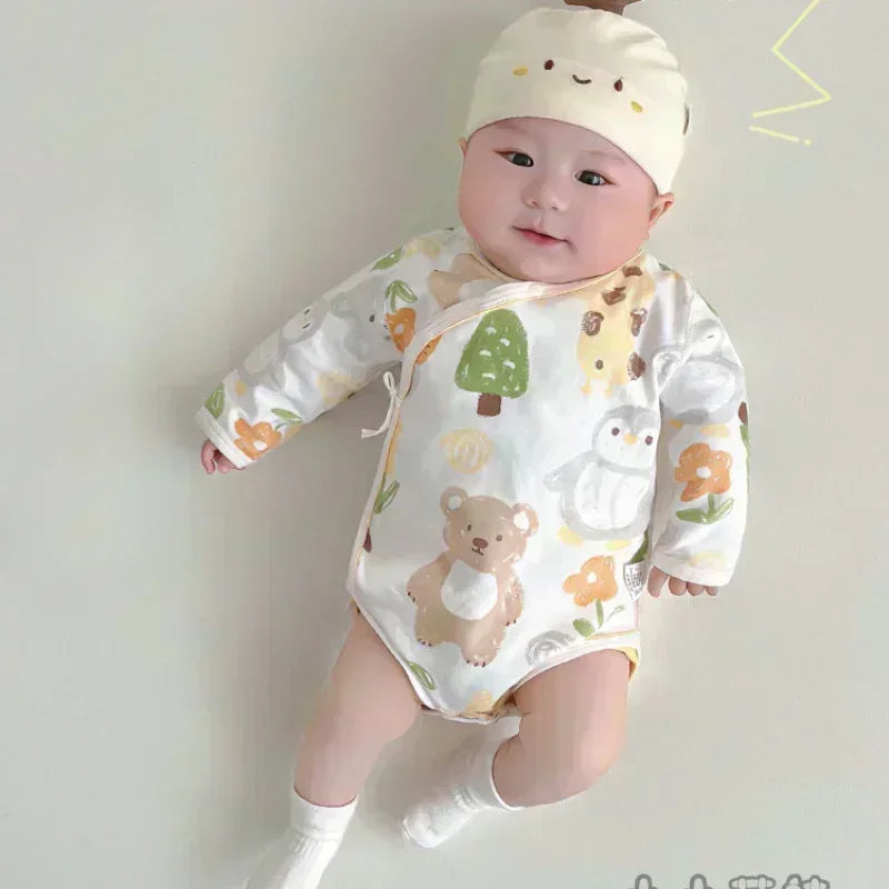 100% Cotton Long Sleeve Bodysuit - Park - Bodyfeu