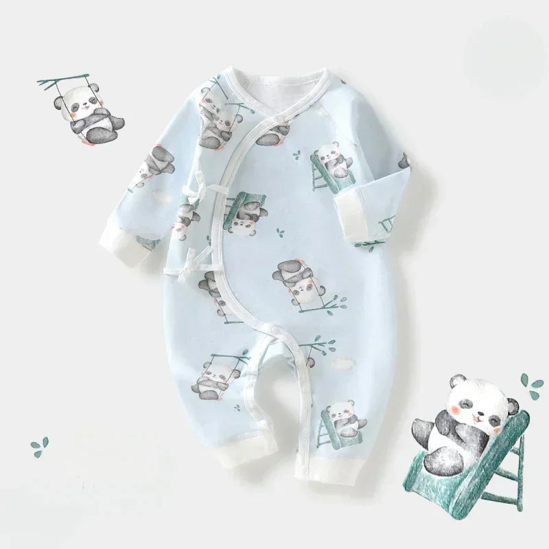 100% Cotton Long Sleeve Romper - Sea World - Bodyfeu