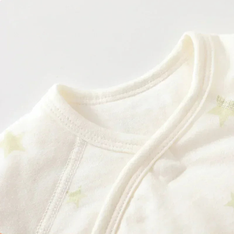 100% Cotton Long Sleeve Quilted Romper - Beige Lion - Bodyfeu