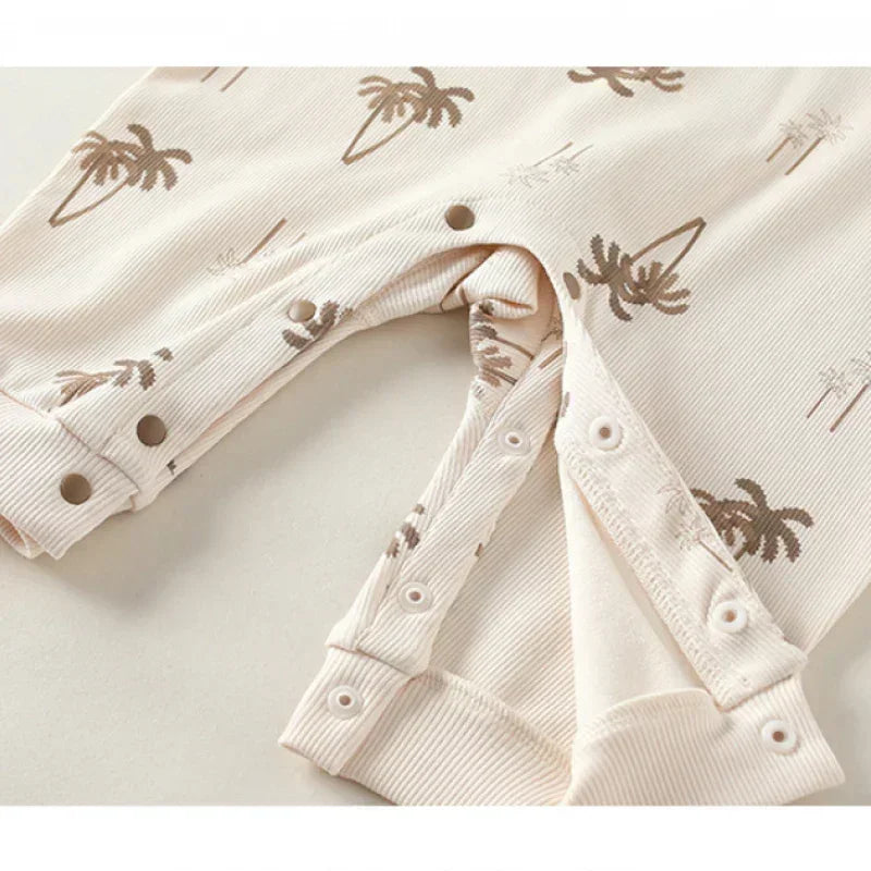 Cotton Long Sleeve Romper - Monster - Bodyfeu