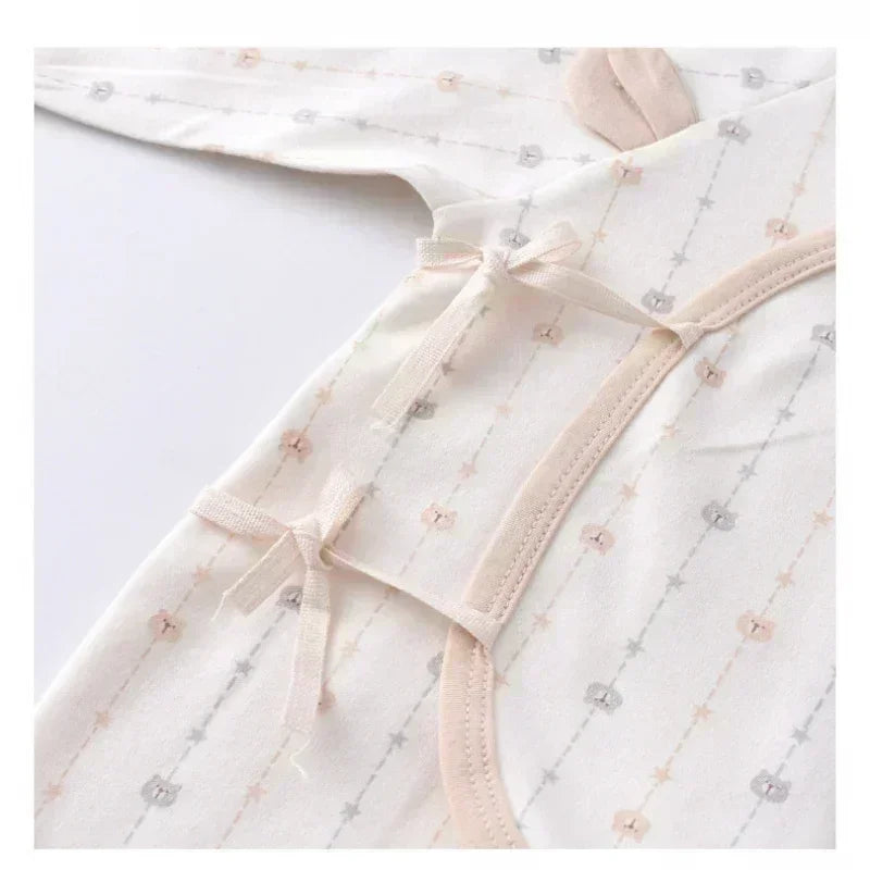 100% Cotton Long Sleeve Romper - Pink Pear - Bodyfeu