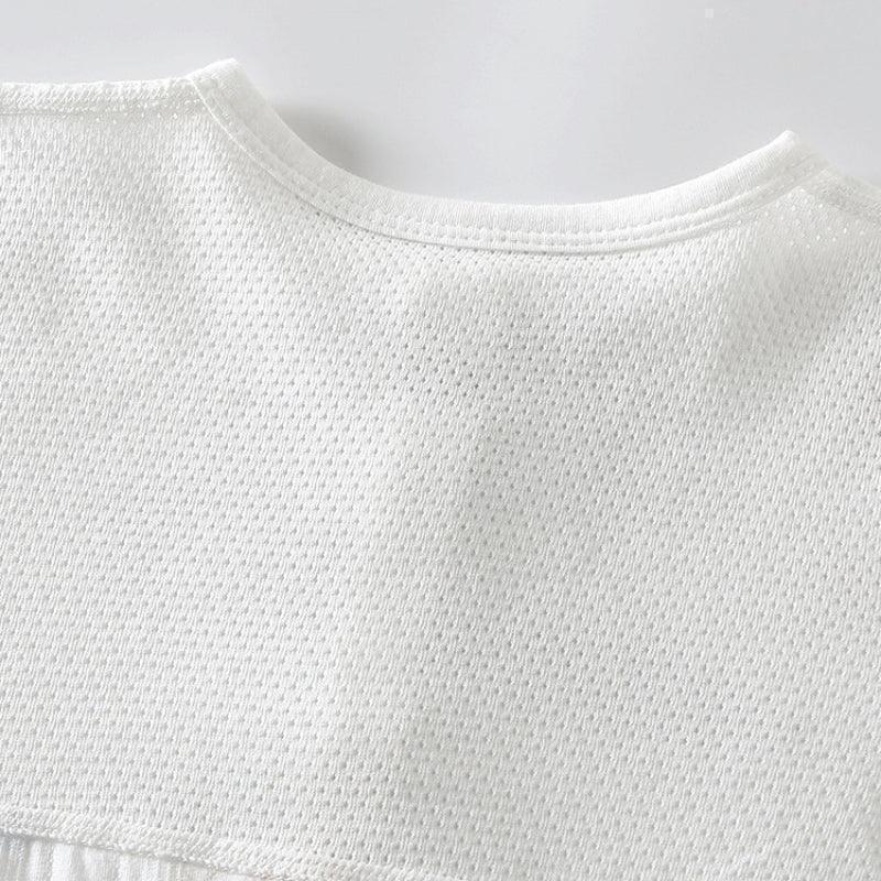 100% Cotton Long Sleeve Snap-Up Romper - Elephant & Flowers - Bodyfeu