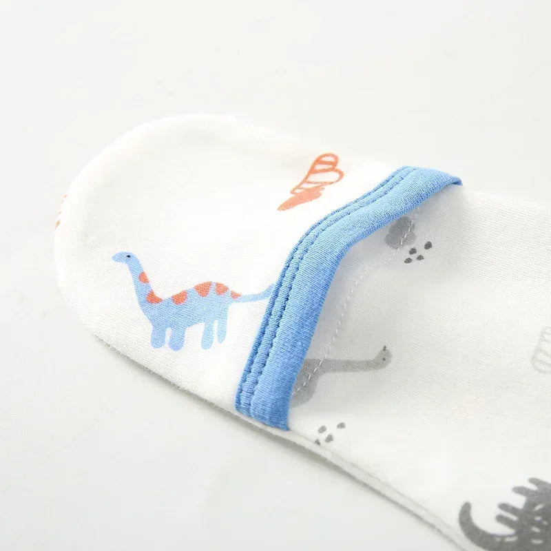 100% Cotton Footed Onesie with Mittens - Planet - Bodyfeu