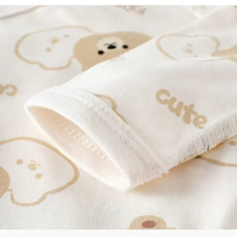 100% Cotton Long Sleeve Bodysuit - Heart - Bodyfeu