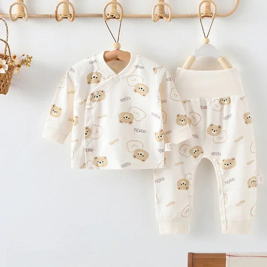 100% Cotton Long Sleeve Long Sleeve Top & Pants Set- Sheep - Bodyfeu