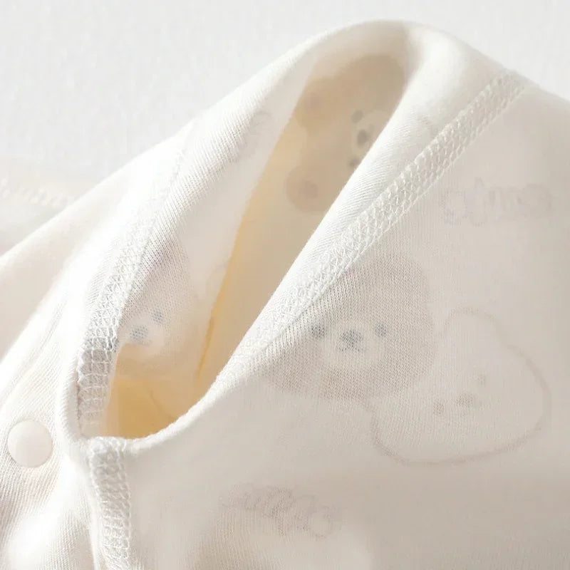 100% Cotton Long Sleeve Bodysuit - Heart - Bodyfeu