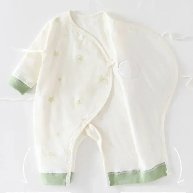 100% Cotton Long Sleeve Quilted Romper - Beige Lion - Bodyfeu