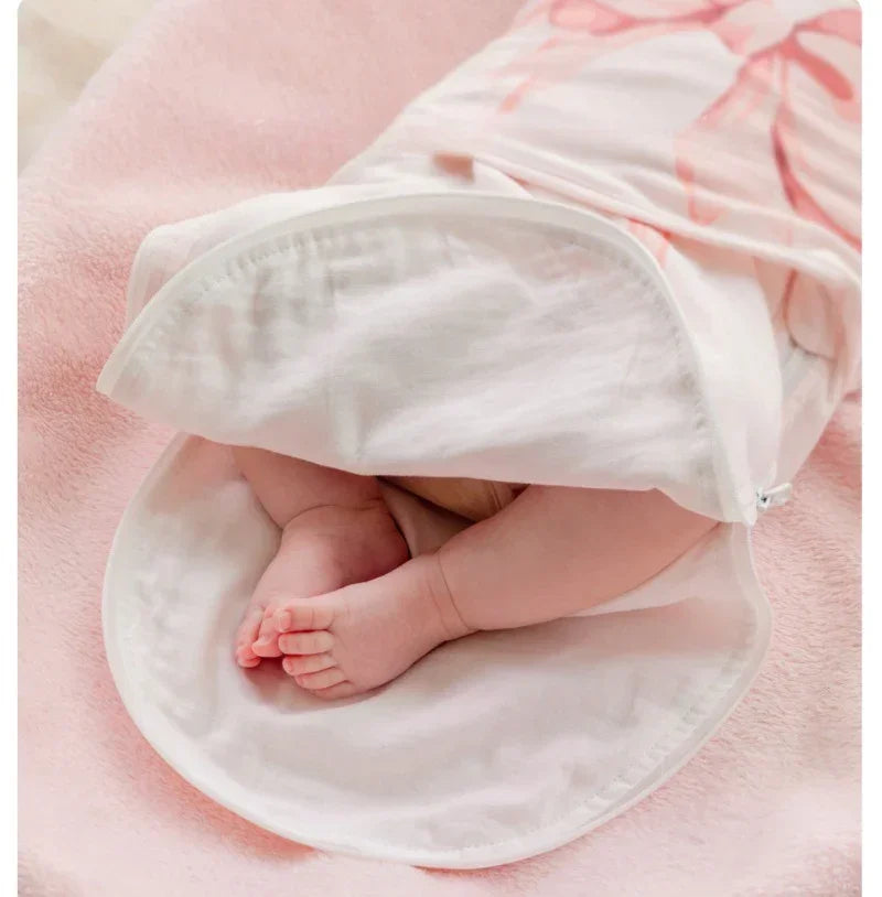 Bodyfeu Muslin Sleep Sack - Blue Adorable Bowknot - Bodyfeu