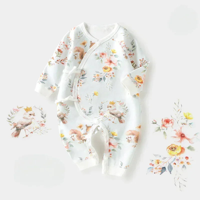 100% Cotton Long Sleeve Romper - Sea World - Bodyfeu