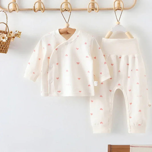 100% Cotton Long Sleeve Long Sleeve Top & Pants Set- Sheep - Bodyfeu
