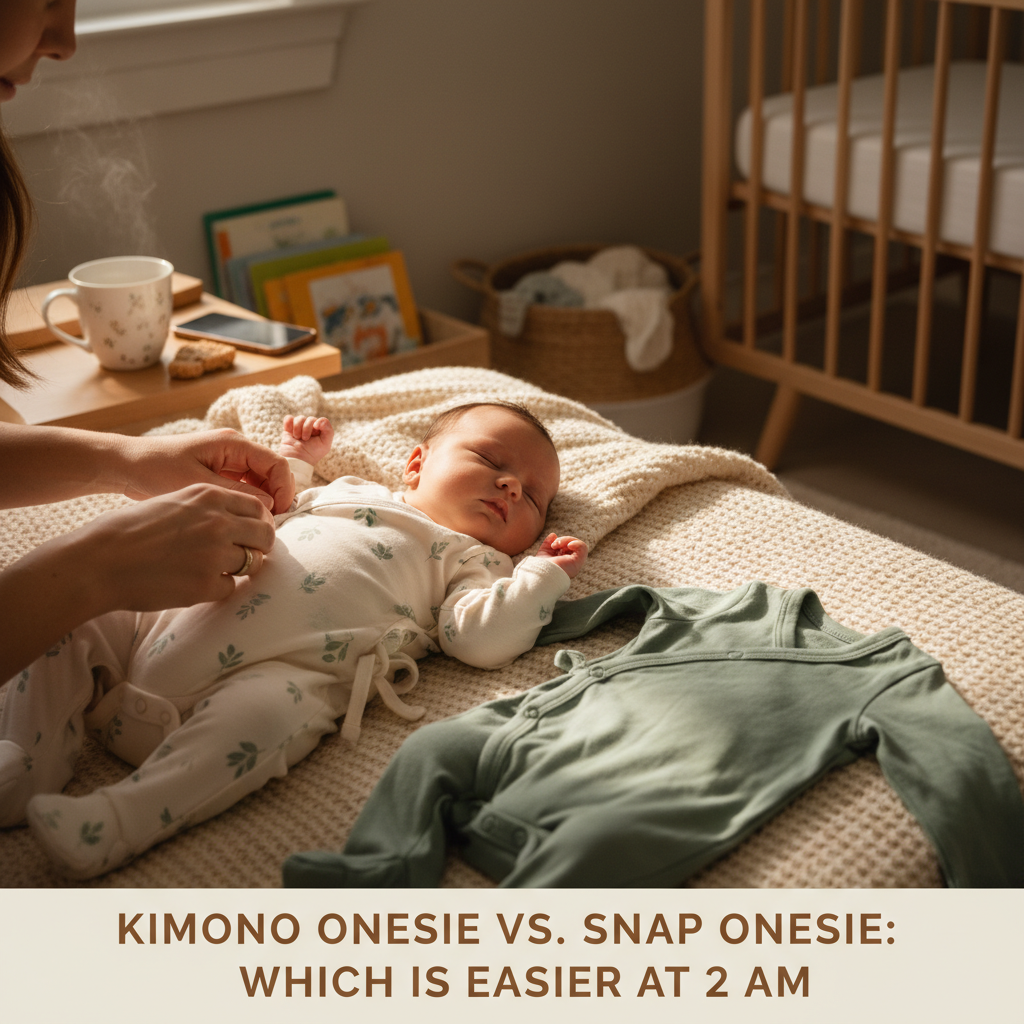Kimono Onesie vs Snap Onesie: Which Is Easier at 2am?