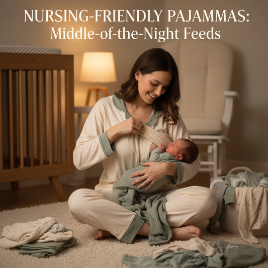 Nursing-Friendly Pajamas for Middle-of-the-Night Feeds