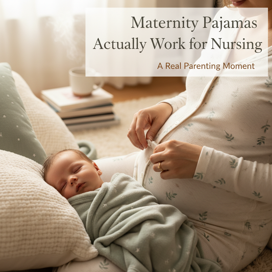 Maternity Pajamas That Actually Work for Nursing