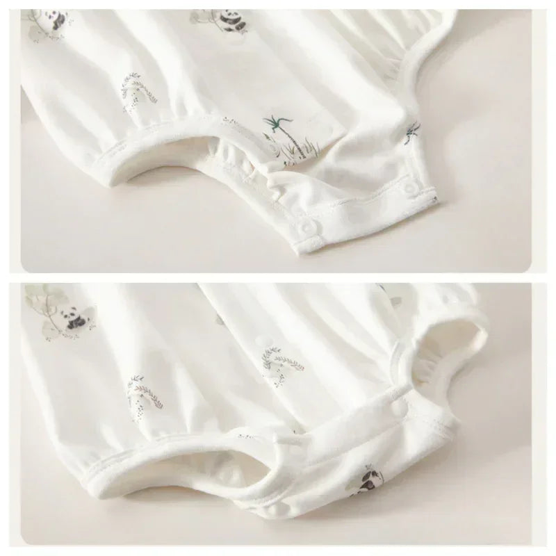 100% Cotton Long Sleeve Bodysuit - Little Crocodile - Bodyfeu