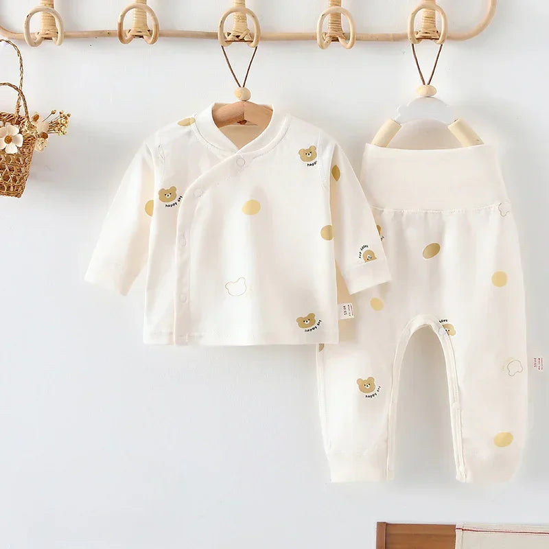 100% Cotton Long Sleeve Long Sleeve Top & Pants Set- Sheep - Bodyfeu