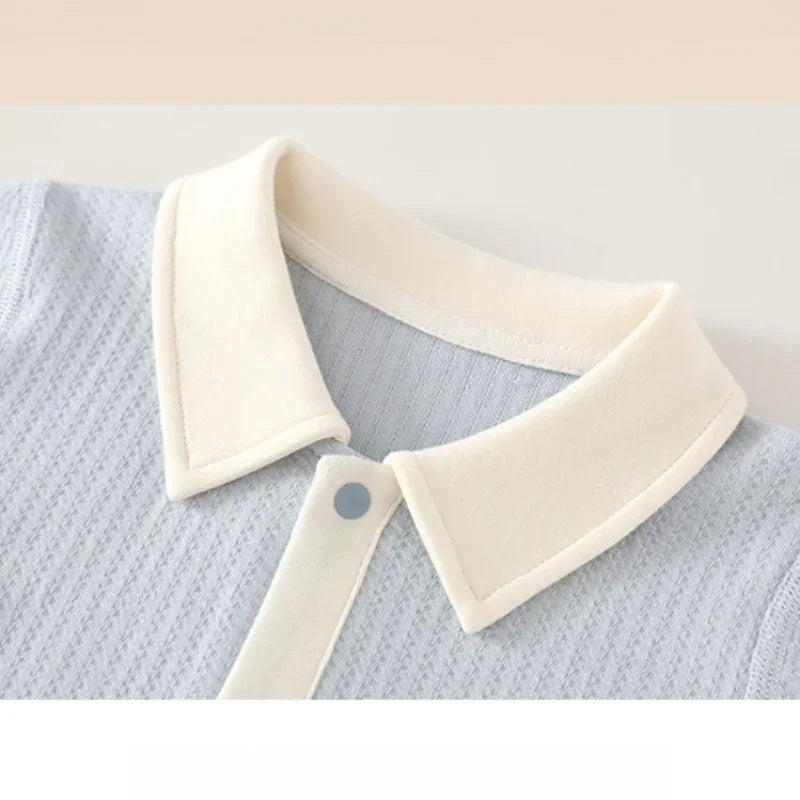 100% Cotton Long Sleeve Romper - Yellow Panda - Bodyfeu