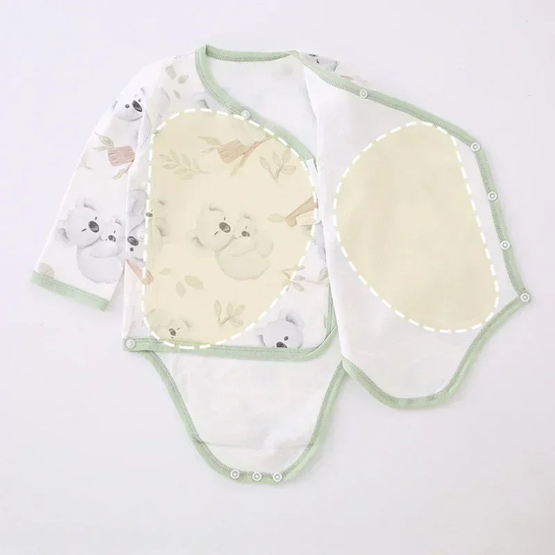 100% Cotton Long Sleeve Side-Snap Bodysuit - Cotton - Bodyfeu