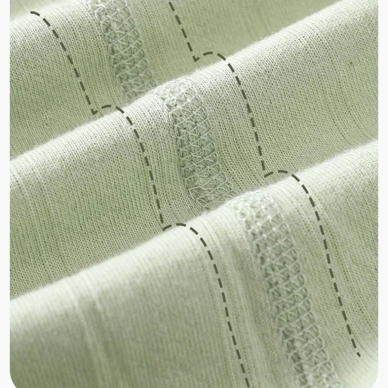 100% Cotton Long Sleeve Kimono Bodysuit - Brown - Bodyfeu