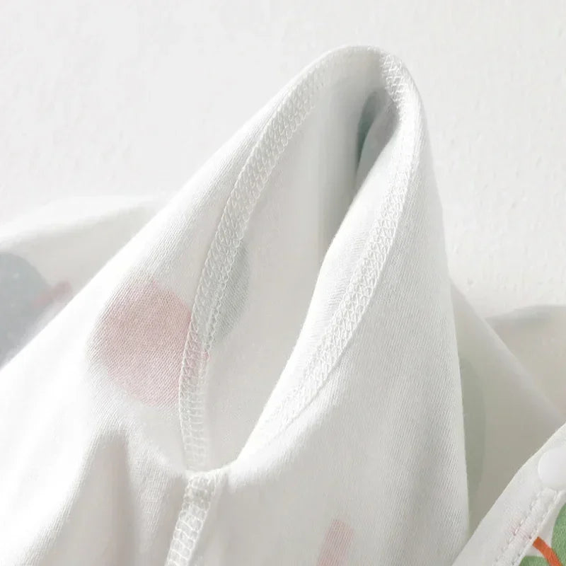 [2-Piece Set] 100% Cotton Long Sleeve Romper - Fruits - Bodyfeu