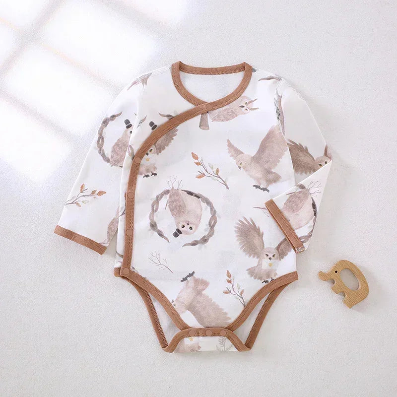100% Cotton Long Sleeve Side-Snap Bodysuit - Cotton - Bodyfeu