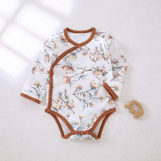 100% Cotton Long Sleeve Side-Snap Bodysuit - Cotton - Bodyfeu