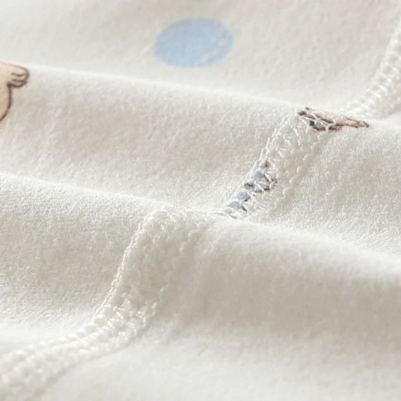 100% Cotton Long Sleeve Kimono Bodysuit - Sika Deer - Bodyfeu