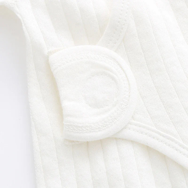 100% Cotton Long Sleeve Romper with Velcro Closure - Tiger - Bodyfeu