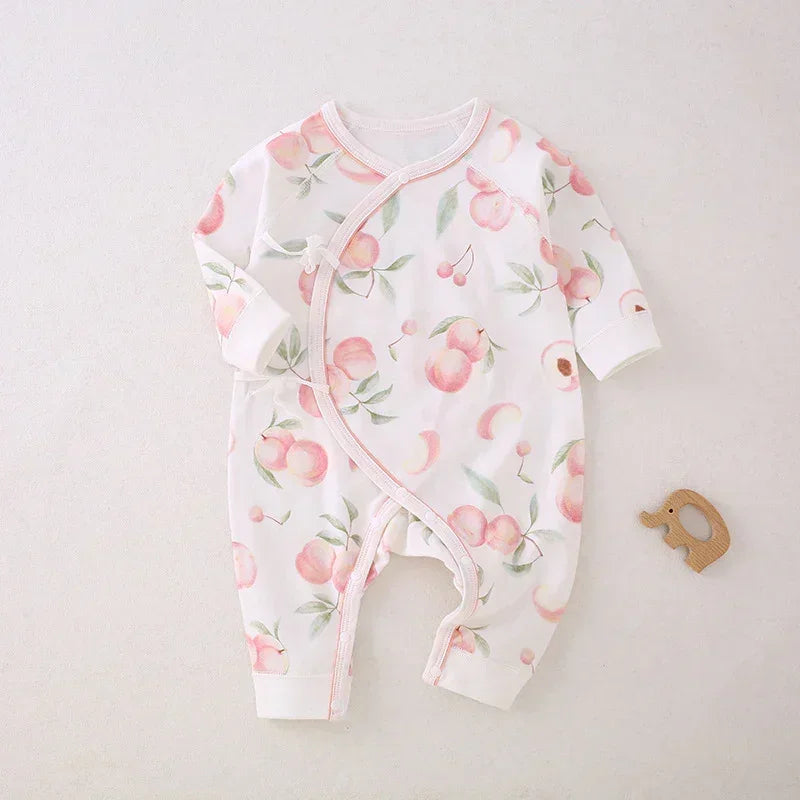 100% Cotton Long Sleeve Romper - Owl - Bodyfeu