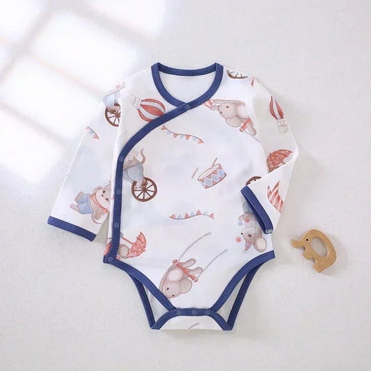 100% Cotton Long Sleeve Side-Snap Bodysuit - Cotton - Bodyfeu