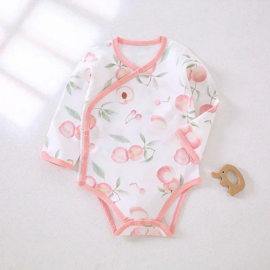 100% Cotton Long Sleeve Side-Snap Bodysuit - Cotton - Bodyfeu