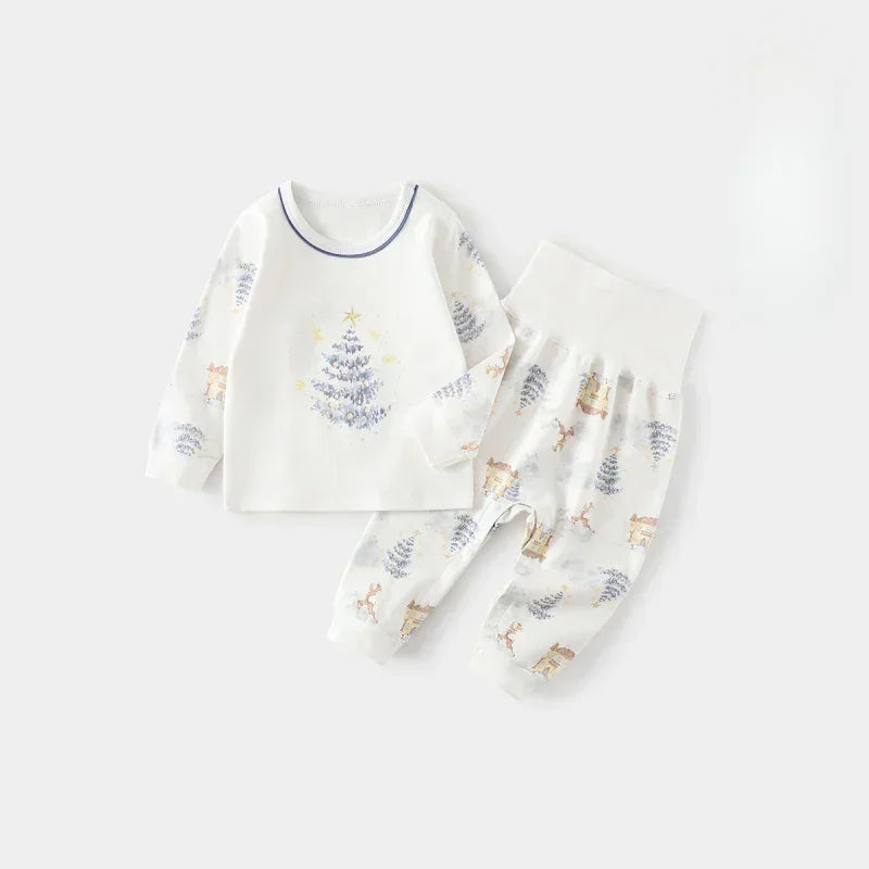 100% Cotton Long Sleeve Top & Pants Set - Yellow Spring - Bodyfeu