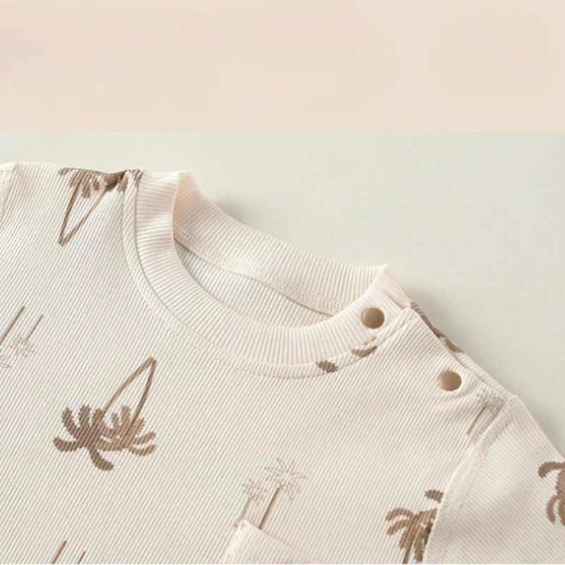 Cotton Long Sleeve Romper - Monster - Bodyfeu