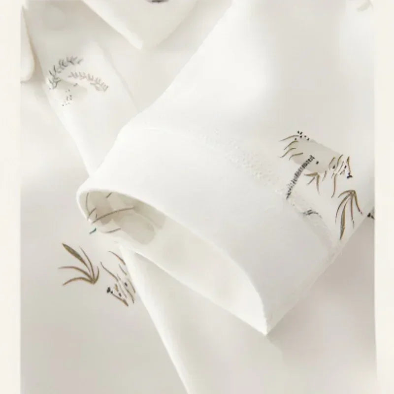 100% Cotton Long Sleeve Bodysuit - Little Crocodile - Bodyfeu