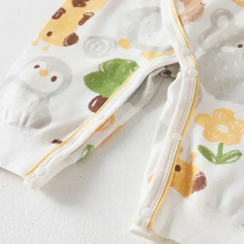 100% Cotton Long Sleeve Romper - Autumn - Bodyfeu