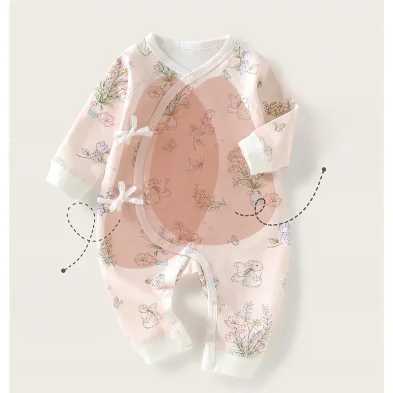 100% Cotton Long Sleeve Romper - Sea World - Bodyfeu