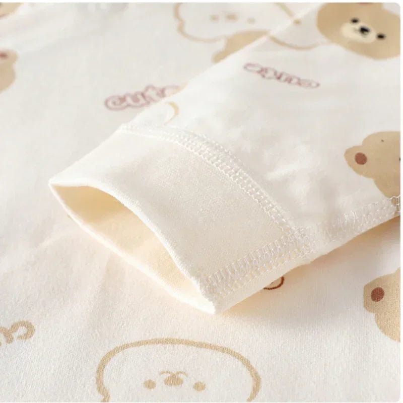 100% Cotton Long Sleeve Long Sleeve Top & Pants Set- Sheep - Bodyfeu