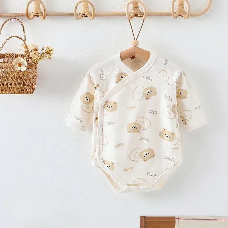 100% Cotton Long Sleeve Bodysuit - Heart - Bodyfeu