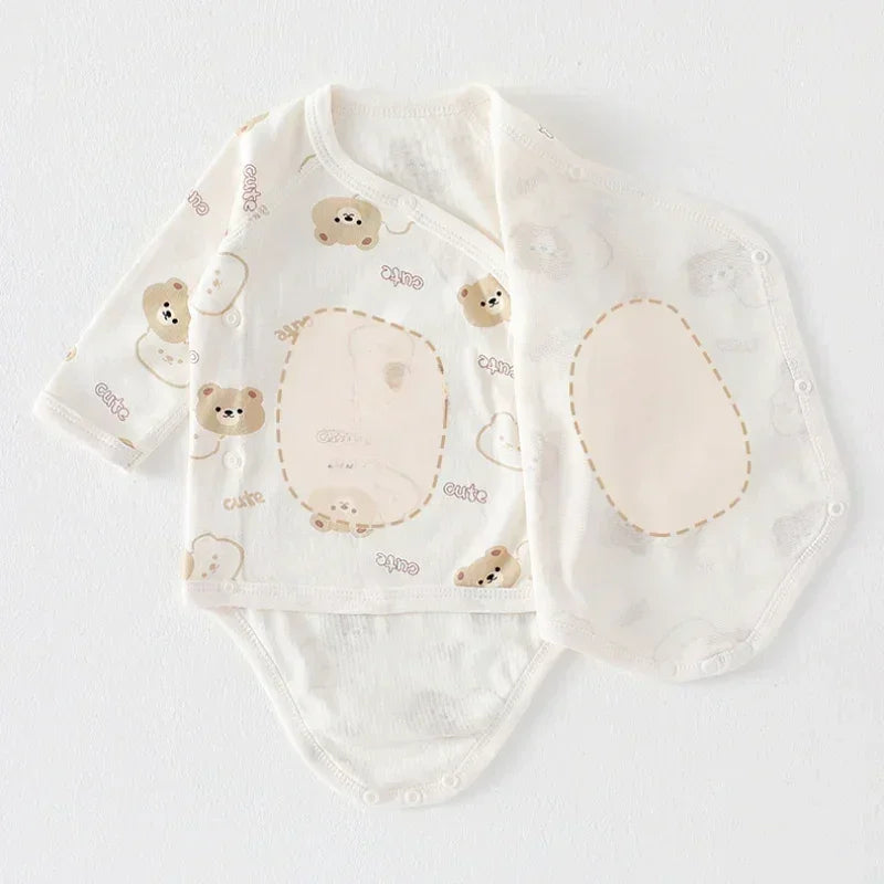 100% Cotton Long Sleeve Bodysuit - Heart - Bodyfeu