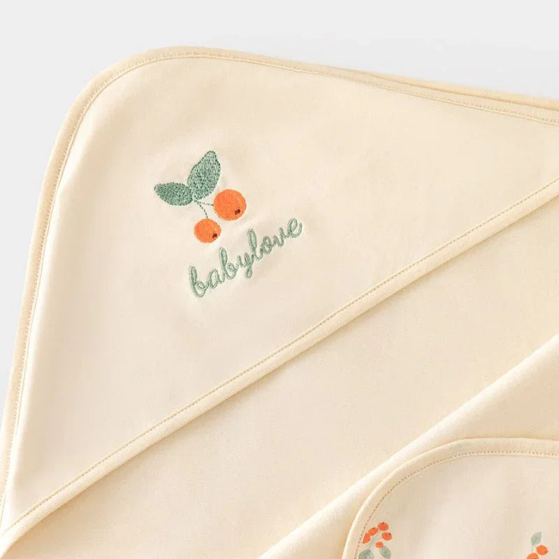 100% Bodyfeu Swaddle Blanket - Cherry - Bodyfeu