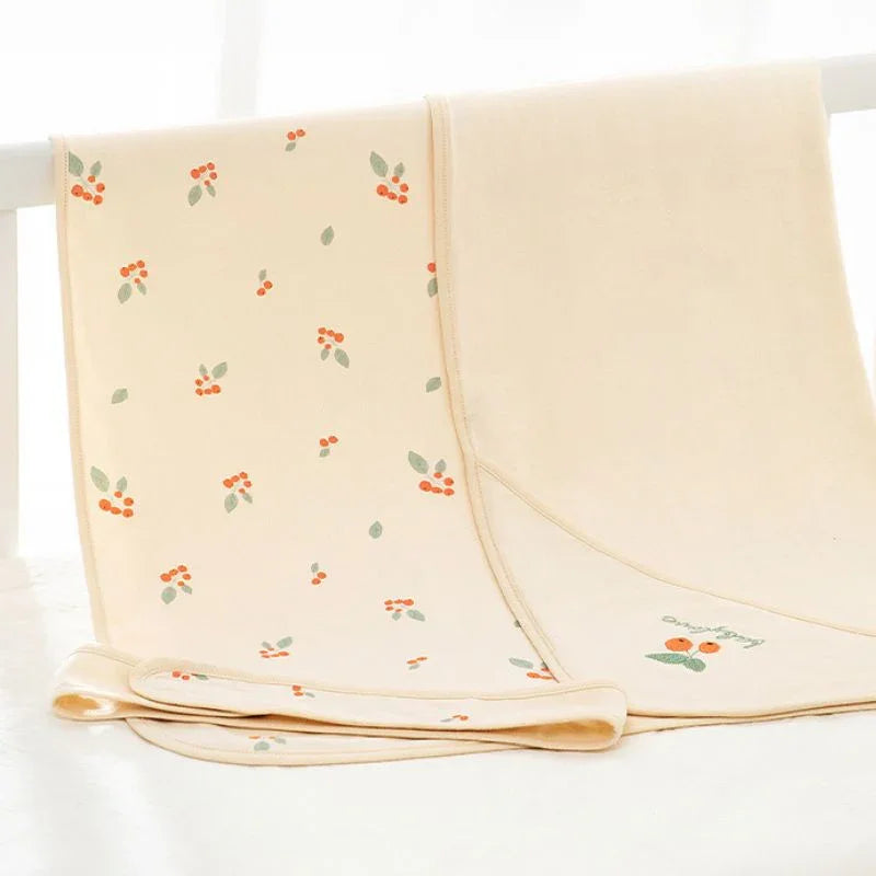 100% Bodyfeu Swaddle Blanket - Cherry - Bodyfeu