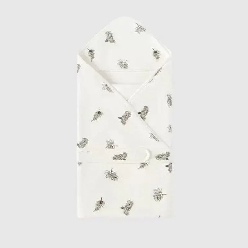 100% Cotton Swaddle Blanket - Light Brown - Bodyfeu