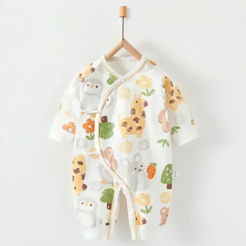 100% Cotton Long Sleeve Romper - Autumn - Bodyfeu