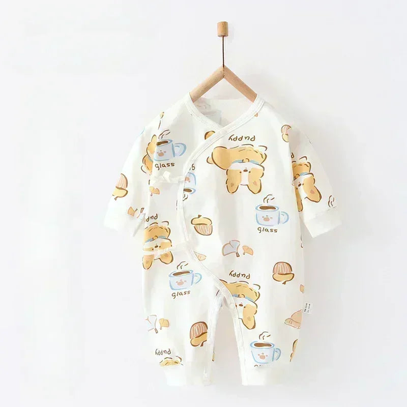 100% Cotton Long Sleeve Romper - Autumn - Bodyfeu